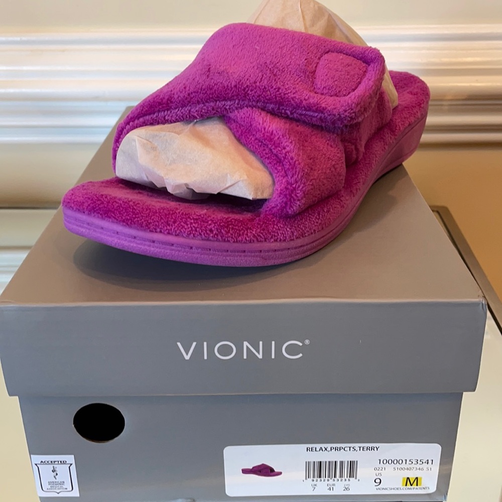 VIONIC TERRY RELAX SLIPPERS